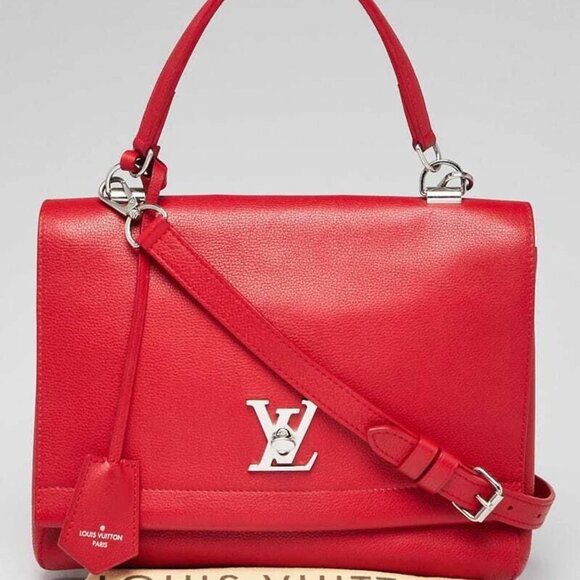 Louis Vuitton Rubis Calfskin Leather Lockme II - Picture 6 of 11